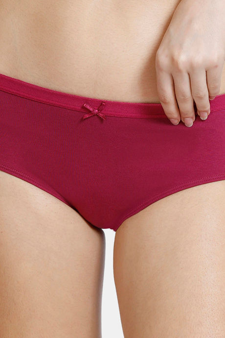 Zivame Anti-Microbial Low Rise Full Coverage Hipster Panty (Pack of 3) - Multicolor — image 5